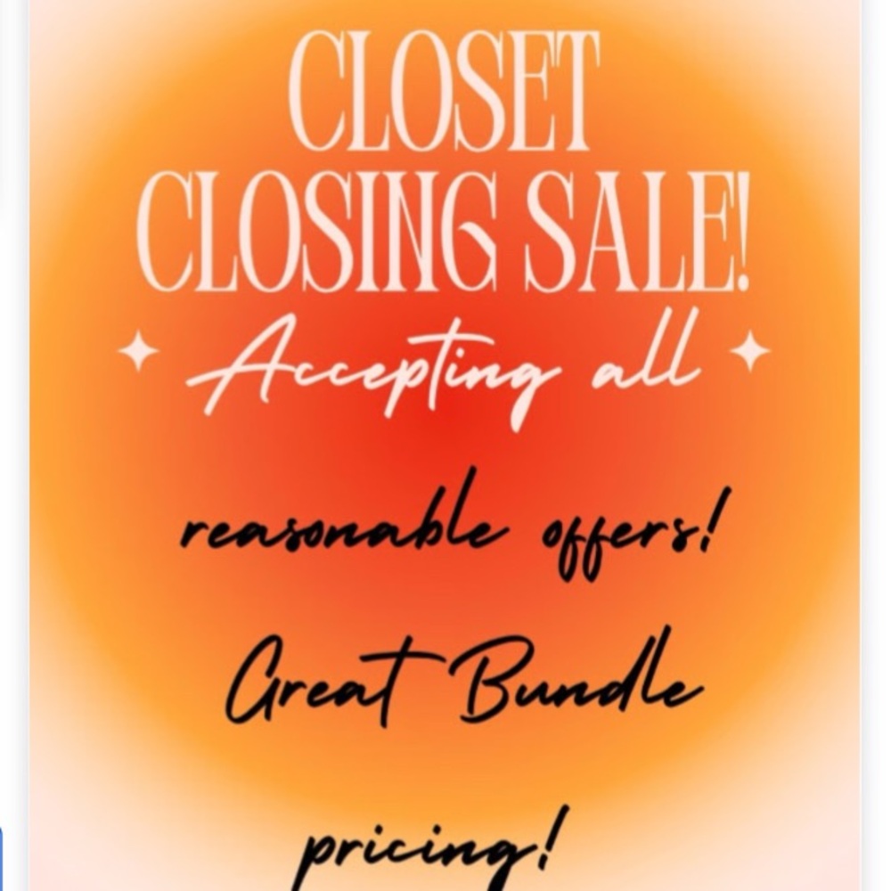 Everything Must Go. No Low Balls Please